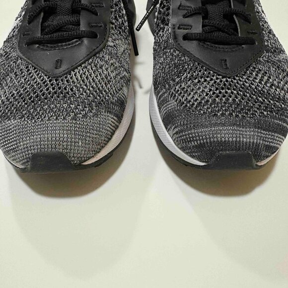 Nike Air Max Flyknit Racer - Black/White - Size 7.5 Women's - DM9073-001 - Picture 5 of 13